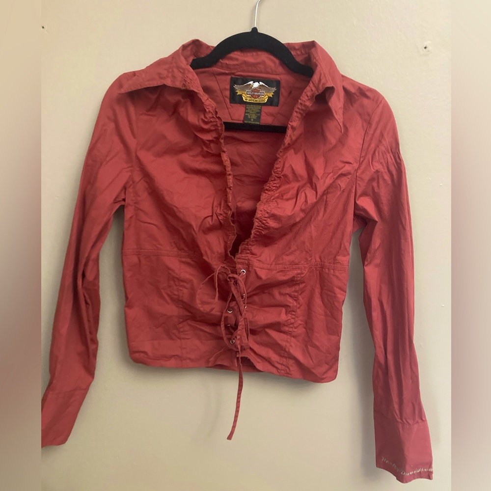 Vintage Harley Davidson Top